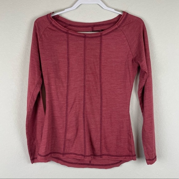 Prana Tops - Prana Red Carissa Long Sleeve Top